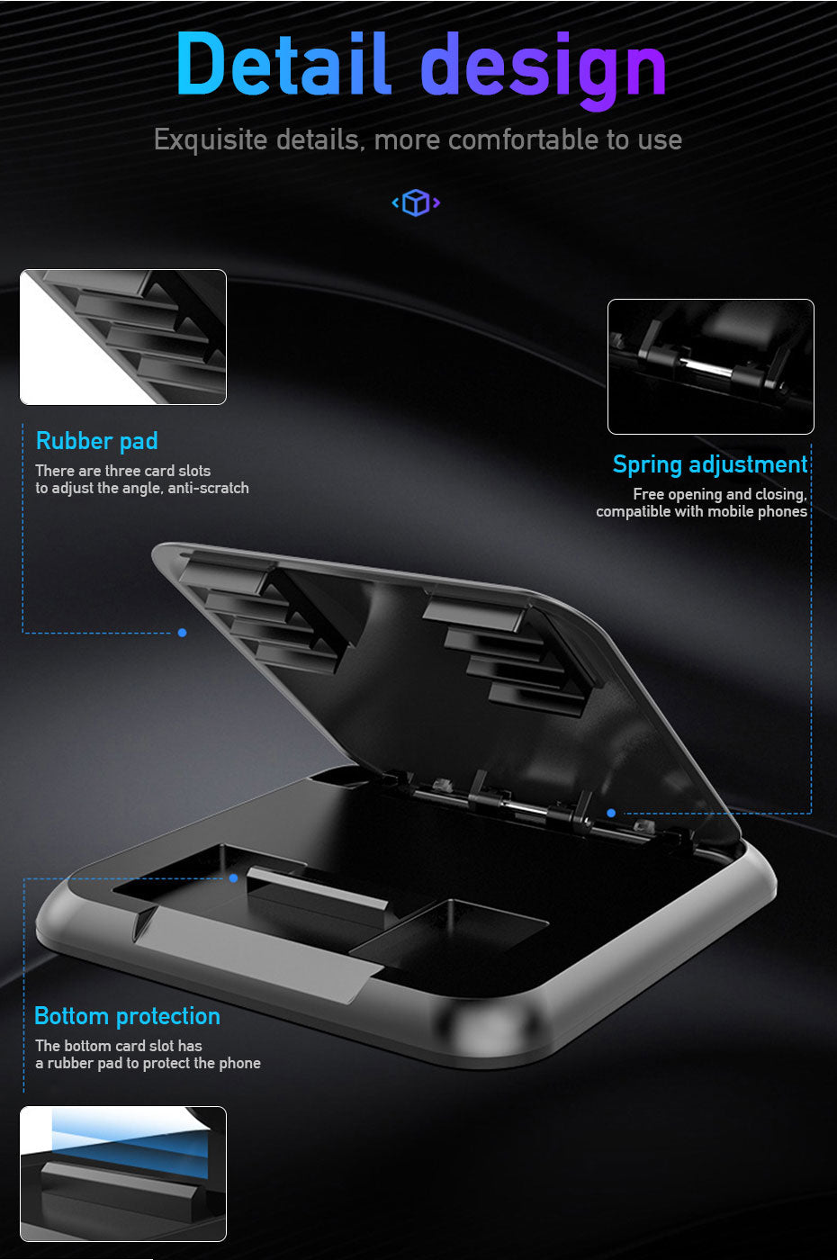 Universal Adjustable Car Phone Holder Mount Dashboard