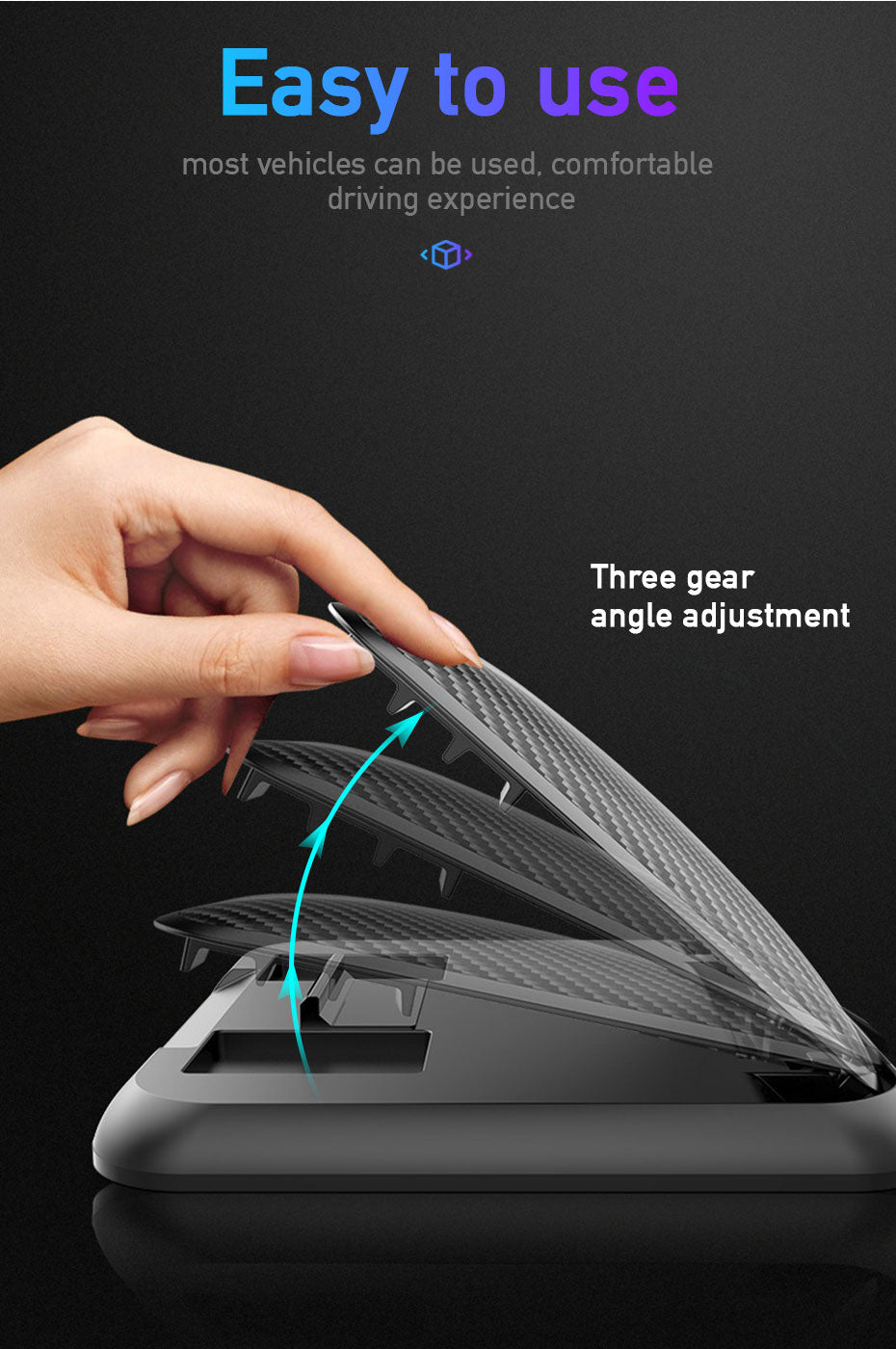 Universal Adjustable Car Phone Holder Mount Dashboard
