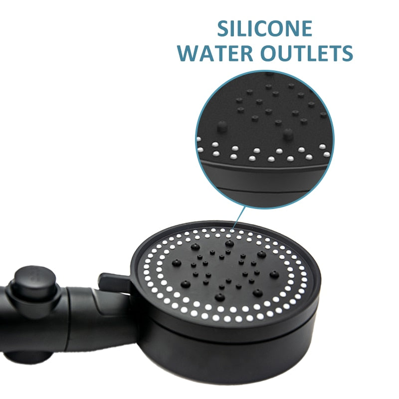 Saving Water Shower Head  5 Mode Adjustable High Pressure Shower