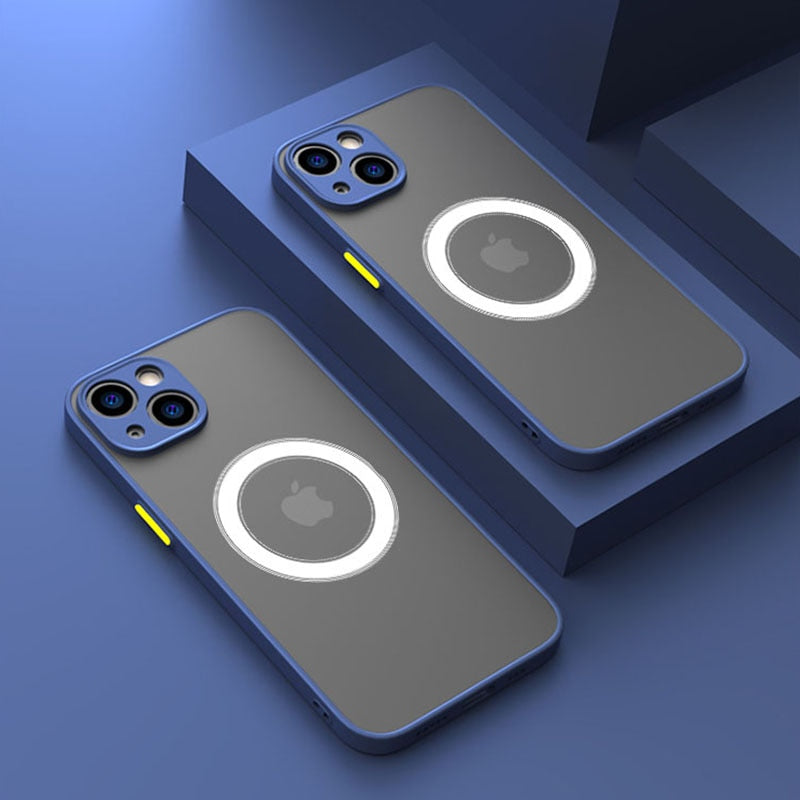 Magnetic  Armor Cover for Phone Case For iPhone 13 14 12 11 Pro Max Mini X XR XS 14Plus