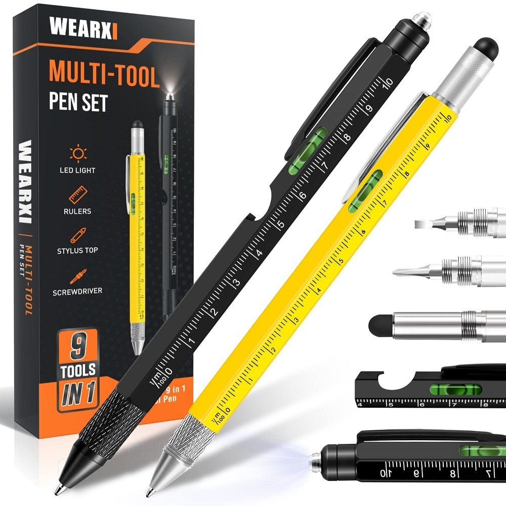 9 in 1 Multitool Pen, Birthday Gifts for Mens Gifts for Boyfriend, Cool Gadgets