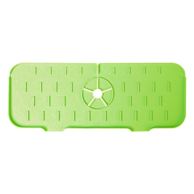 Kitchen Sink Splash Guard, Silicone Sink Faucet Mat, Sink Draining Pad Behind Faucet