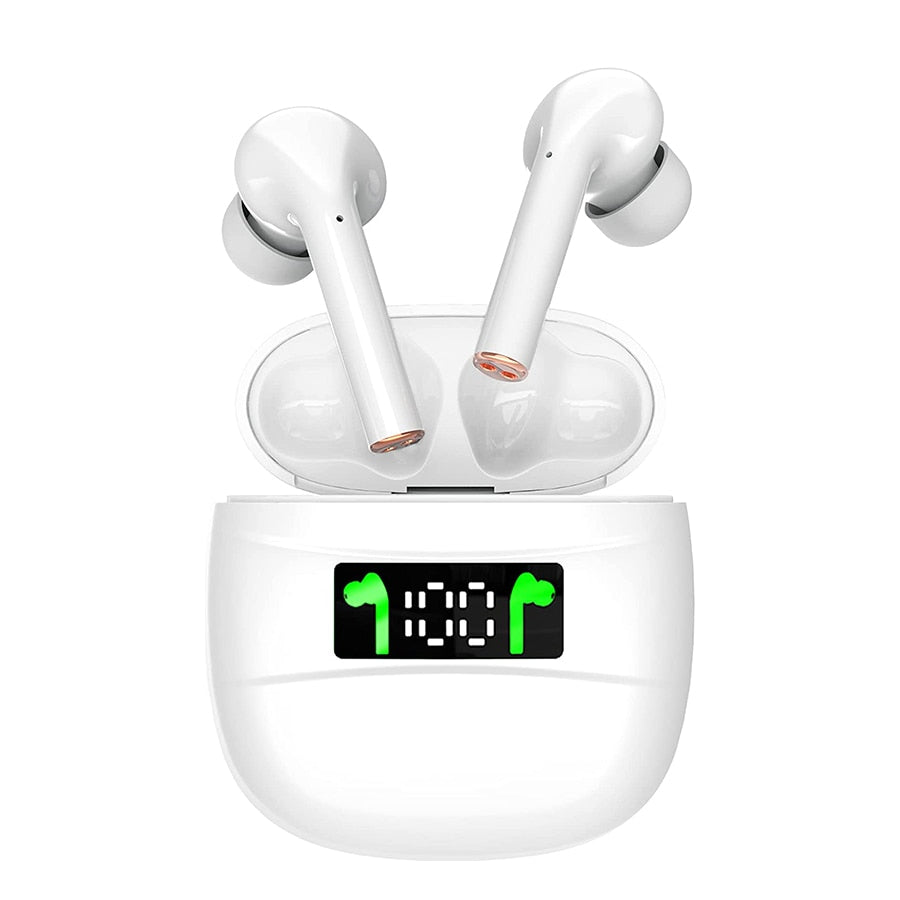 Wireless Earbuds Bluetooth Headphones 5.0 with Mics Clear Call 50H Playback Waterproof Stereo Earbuds Headsets