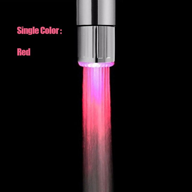 3 Color Light LED Temperature Sensitive Water Saving