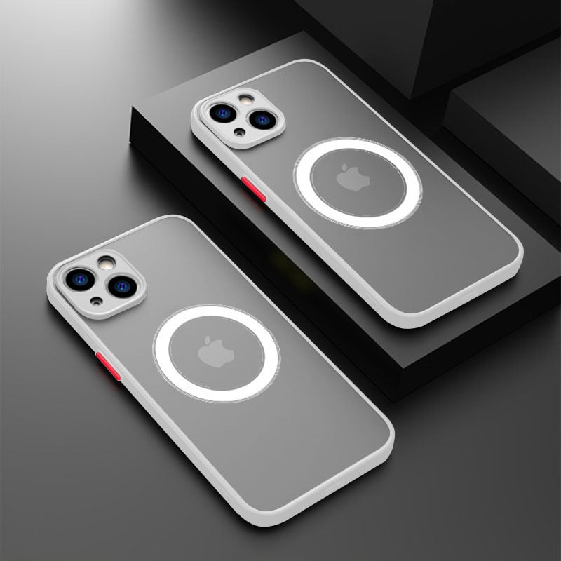 Magnetic  Armor Cover for Phone Case For iPhone 13 14 12 11 Pro Max Mini X XR XS 14Plus