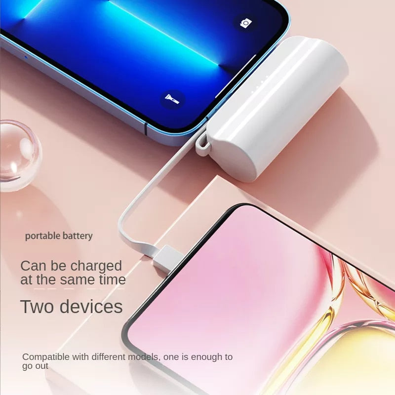 Mini Portable Power Bank 10000mAh  Charger For iPhone Samsung Xi