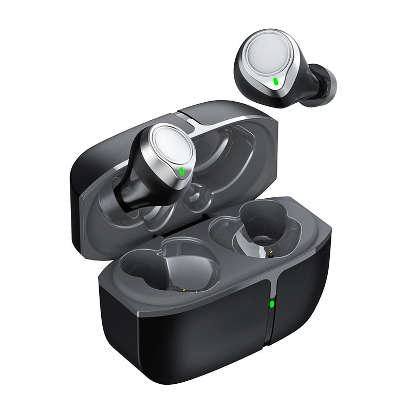 Wireless Earbuds Bluetooth Headphones 5.0 with Mics Clear Call 50H Playback Waterproof Stereo Earbuds Headsets