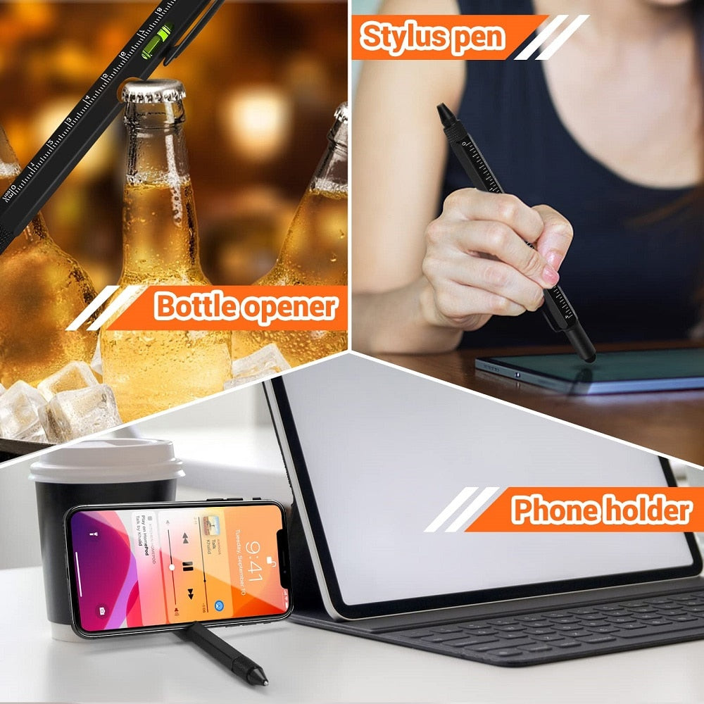 9 in 1 Multitool Pen, Birthday Gifts for Mens Gifts for Boyfriend, Cool Gadgets
